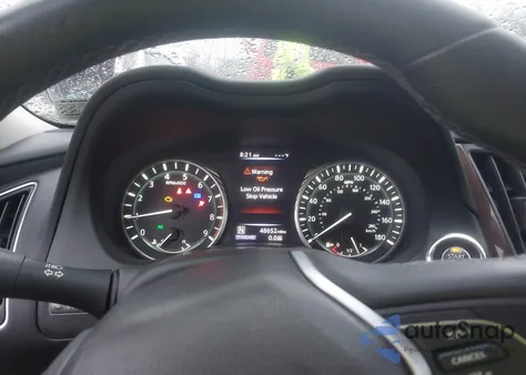 2018 Infiniti Q50 3.0T Luxe из США, поврежденный, VIN JN1EV7AR7JM435253